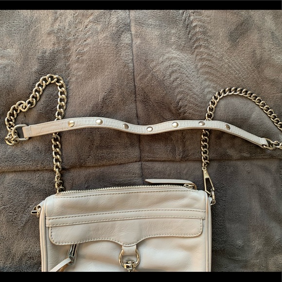 Rebecca Minkoff Mini M.A.C. Crossbody Purse Smoke Grey - Picture 6 of 15